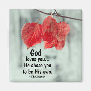 Íman 1 Tessalónica 1:4 Deus te ama... Ele te escolheu,