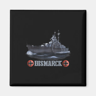 Íman 2ª Guerra Mundial - Navio de batalha alemão Bismar