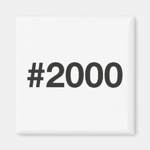 Íman 2000 Hashtag 23 Aniversário de Aniversário
