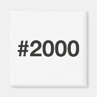 2000 Hashtag 25 Aniversário de Aniversário