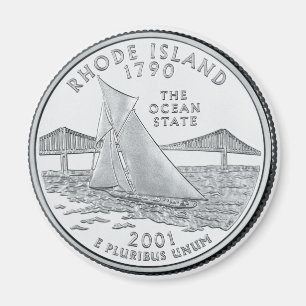 Íman 2001 Rhode - ímã do quarto do estado de ilha