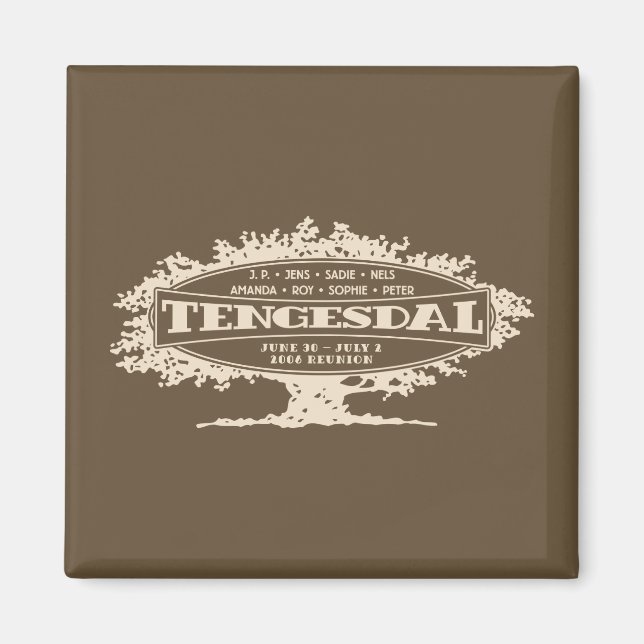 Íman 2006 Tengesdal Reunion Magnet (Frente)