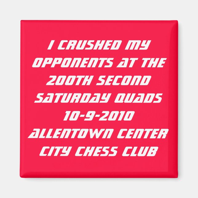 Íman 200th Allentown Quads (Frente)