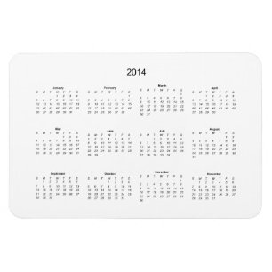 Íman 2014 criar-lo você mesmo calendário