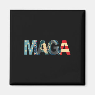 Íman 2020 Voted Maga American Flag Retro Vintage Gift