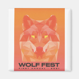 Íman 2021 Wolf Fest Magnet