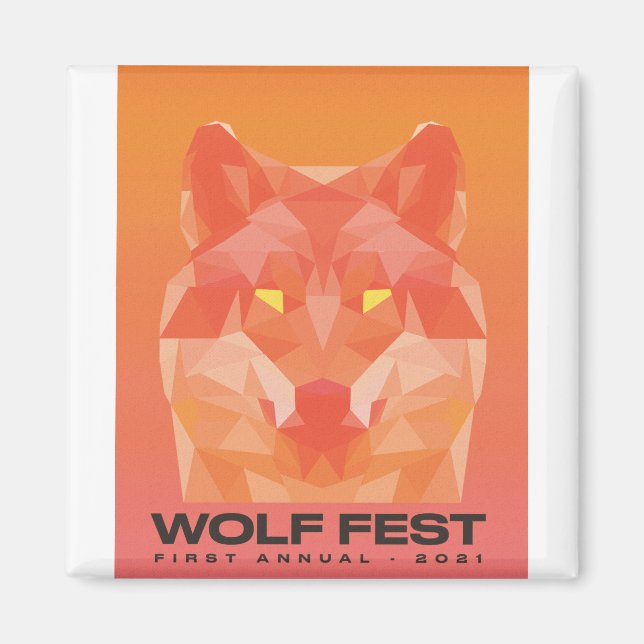 Íman 2021 Wolf Fest Magnet (Frente)