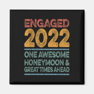 Íman 2022 Noivado Incrível Noiva de Lua de Honeymoon Br