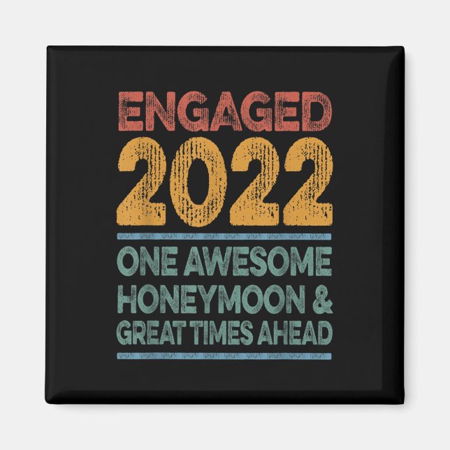 Íman 2022 Noivado Incrível Noiva de Lua de Honeymoon Br (Frente)