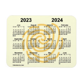 Íman 2023-2024 Calendário escolar de Sunny Days de Janz