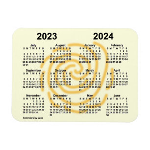 Íman 2023-2024 Calendário escolar de Sunny Days de Janz