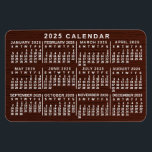 Íman 2023 Ano Calendário Mensal Madeira Marrom Grãos Si<br><div class="desc">Este ímã flexível do calendário para 2023 anos mostra os dias da semana para cada mês em branco num design de fundo castanho com um ligeiro efeito de grãos de madeira. É o calendário mensal de ímãs flexível perfeito se você está procurando uma sensação um pouco rústica, mas profissional. Saiba...</div>