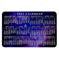 2023 Calendário Mensal Nebulosa Espacial Exterior