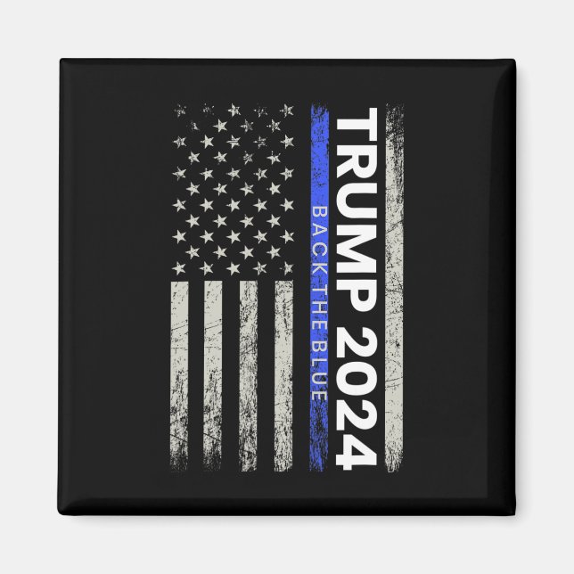 Íman 2024 Devolve A Polícia Da Linha Azul Thin Blue - A (Frente)