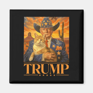 Íman 2024 E Cat Western Cowboy Patriótico 4 De Julho