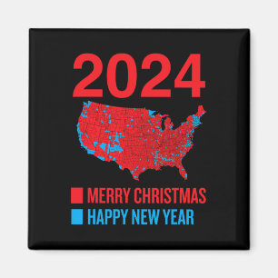 Íman 2024 Mapa Eleitoral Exato Feliz Natal N