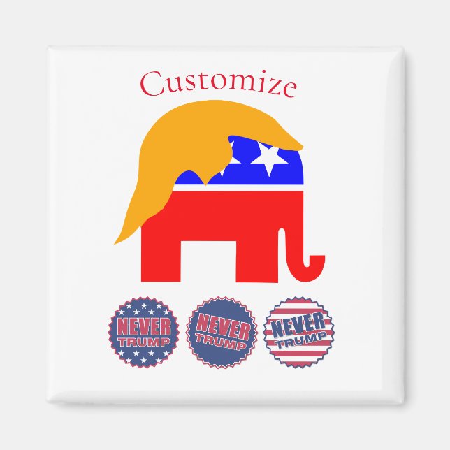 Íman 2024 Nunca Trump Thunder_Cove (Frente)