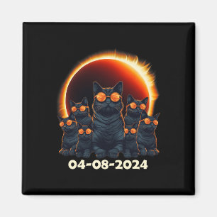Íman 2024 Total Da Família Ou Fr De Gatos De Eclipse So