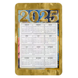 Íman 2025 Ano Anterior Calendário Ano Novo