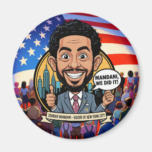 Íman 2025 Zohran Mamdani Nova York Nós Conseguimos!