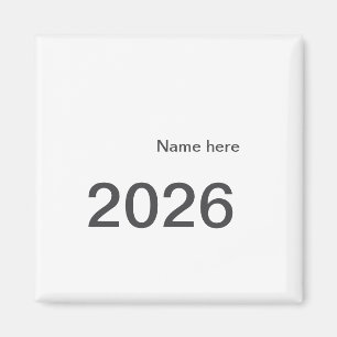 Íman 2026 2027 2028 nome título aqui ano letra negrito