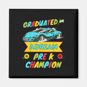 Íman 2026 Car Adrian Personalizado Último Dia De Pré K