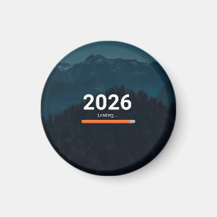 Íman 2026 Carregando… Quase Pronto Ano Novo Divertido