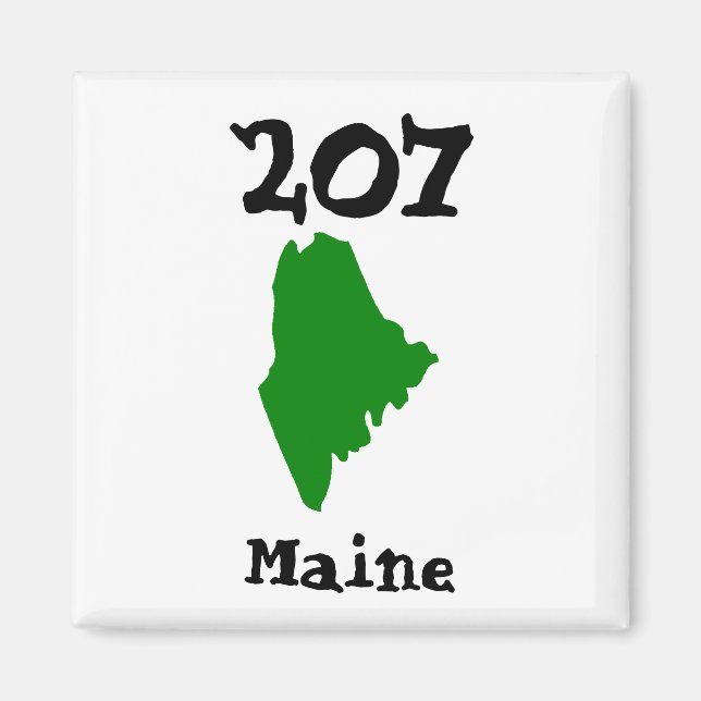 Íman 207, Area Code of Maine (Frente)