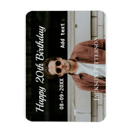 Íman 20 de feliz simples data add name mod