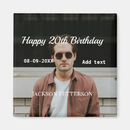 Íman 20 de feliz simples data add name mod