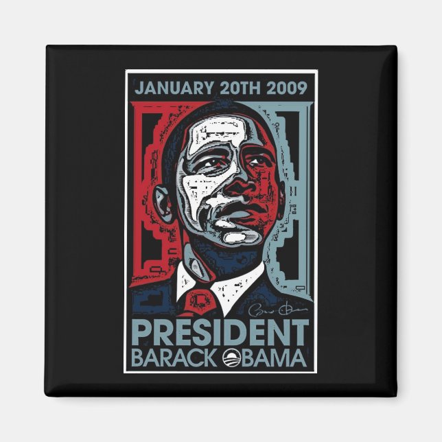 Íman 20 de Janeiro de 2009, Presidente Barack Obama (Frente)