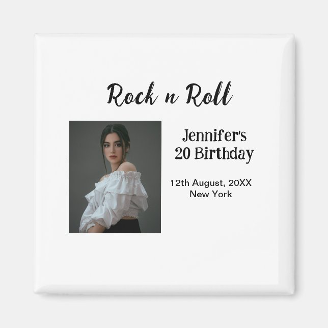 Íman 20 do Rock n roll (Frente)