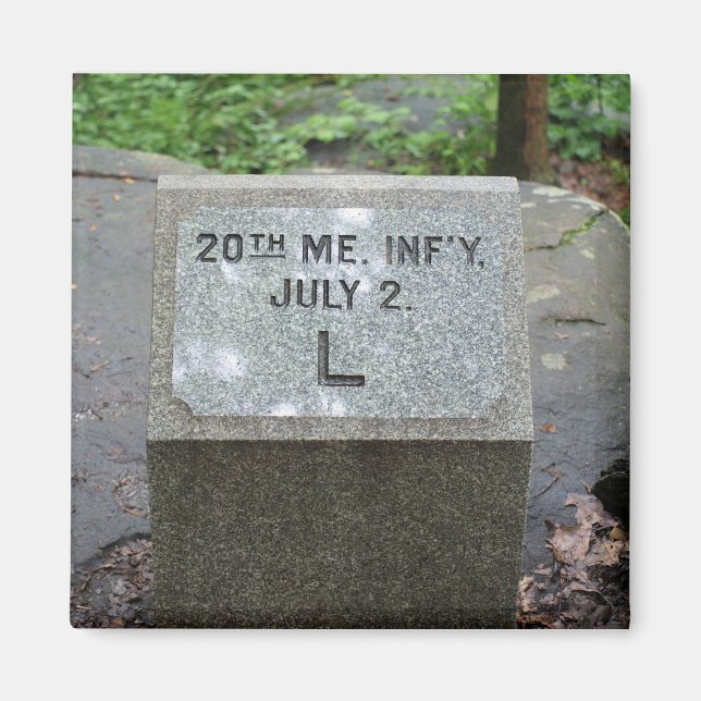Íman 20 Maine Gettysburg Magnet (Frente)
