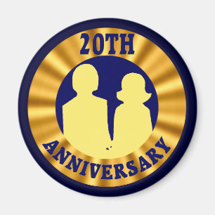 Íman 20o Aniversário de casamento