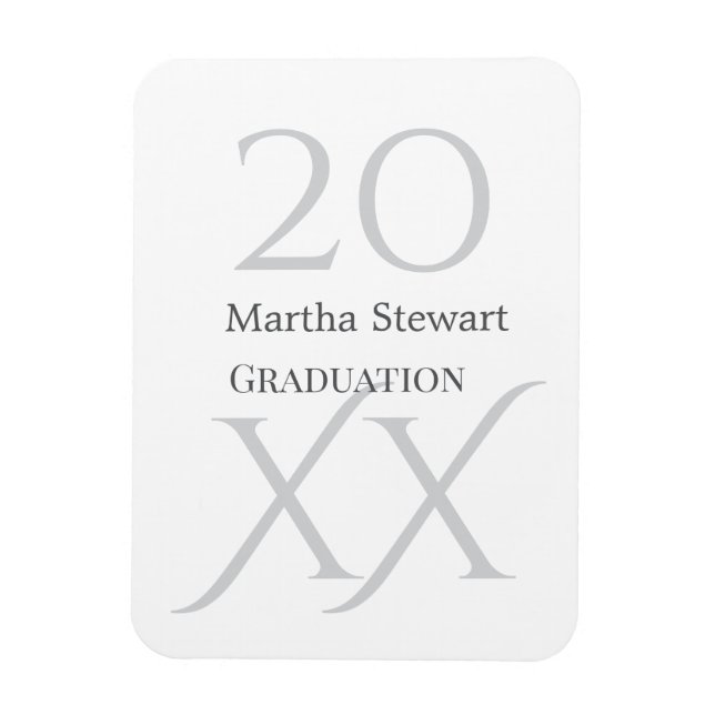 Íman 20XX bold le graduation name congrats school year  (Vertical)