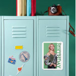 Íman 21st Birthday Photo college Party<br><div class="desc">21st Birthday Photo Keepsake Magnet Celebrate an 21st birthday with this personalised photo keepsake magnet, featuring a modern rectangular photo frame with “BIRTHDAY” cut out along the side. Upload your favourite photo and customise the text [Name]’s 21st to create a meaningful and memorable keepsake for family members. Perfect for parents,...</div>