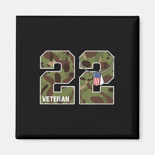 Íman 22 A Day Ptsd Cite Depressão Prevenção Exército Am (Frente)