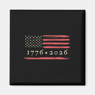 Íman 250º Aniversário da América 1776-2026 Bandeira dos