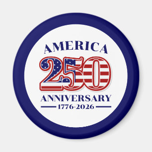 Íman 250º Aniversário EUA Patriótico 1776–2026