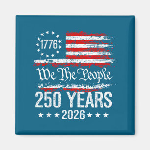 Íman 250 Aniversário EUA 250º Obra de Arte Americana