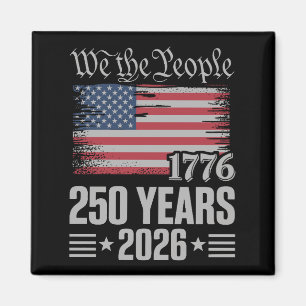 Íman 250 Anos 1776 2026 250º Aniversário 4 De Julho