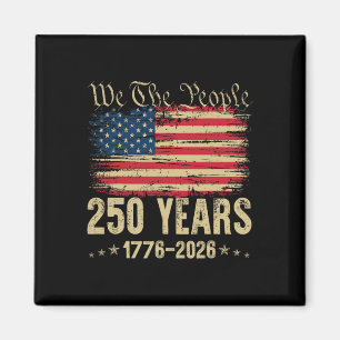 Íman 250 Anos 1776 2026 250º Aniversário Bandeira EUA N