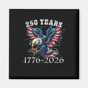 Íman 250 Anos 1776-2026 Águia Americana 250º Aniversári