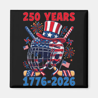 Íman 250 Anos 1776 2026 Aniversário de 250 anos de Hóqu