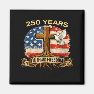 Íman 250 Anos 250º Aniversário Americano Bandeira EUA