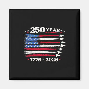 Íman 250 Anos 250º Aniversário Americano Patriótico EUA