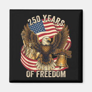 Íman 250 Anos Americano 1776-2026 250º Aniversário 250º