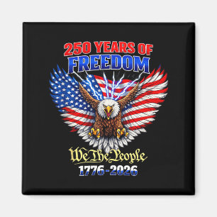 Íman 250 Anos Americano 1776 2026 250º Aniversário EUA