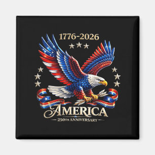 Íman 250 Anos Americano 250º Aniversário de 4 de Julho