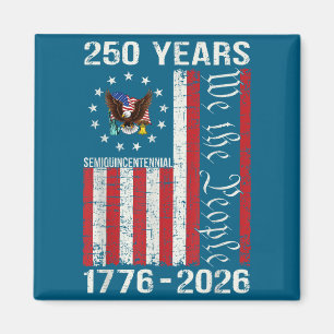 Íman 250 Anos aniversário de 250 anos americano bandeir